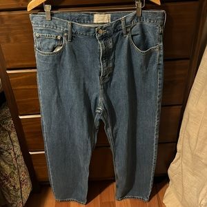 Everlane Summer Slouch Jean 32 Blue Indigo